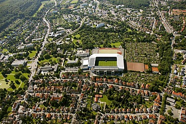 Aerial view, SchuecoArena, Bielefeld, Ostwestfalen-Lippe region, Westphalia, North Rhine-Westphalia, Germany, Europe