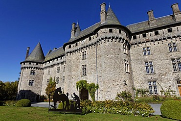 Chateau of Arnac Pompadour, Correze, France, Europe