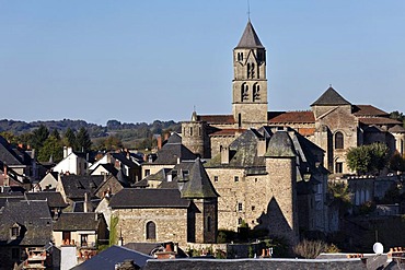 Saint Pierre church, Uzerche, valley of Vezere, Correze, France, Europe