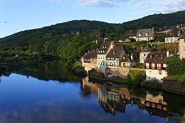 Village of Argentat, Dordogne valley, Correze, Limousin, France, Europe