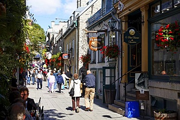 Petit Champlain street, Quebec City, UNESCO World Heritage Site, Quebec, Canada