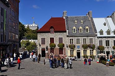 Place Royale, Quebec City, UNESCO World Heritage Site, Quebec, Canada