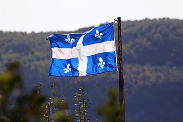 Quebec flag, Quebec, Canada