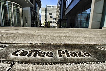 International Coffee Plaza in HafenCity, Hamburg, Germany, Europe