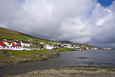 Town of Miï£¿vagur, Vagar Island, Faroe Islands, island group in the North Atlantic, Denmark, Northern Europe