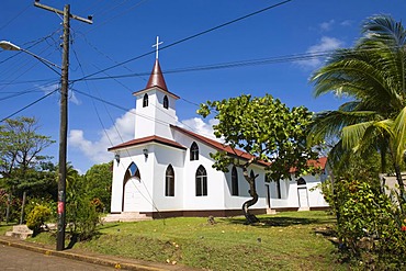 Church, Big Corn Island, Caribbean Sea, Nicaragua, Central America