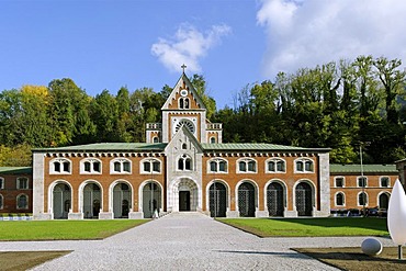 Alte Saline or old salt works, Bad Reichenhall, Upper Bavaria, Germany, Europe