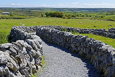 Caherconnel Stone Fort, Burren, County Clare, Ireland, Europe