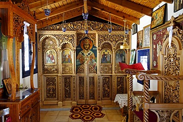 Pilgrimage church Saint Irini near Kampos, Samos island, southern Sporades, Aegean sea, Greece, Europe