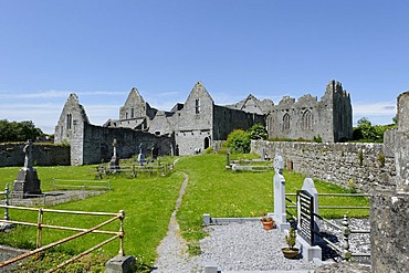 Ruins of the former Franciscan monastery, Askeaton, County Limerick, Ireland, Europe