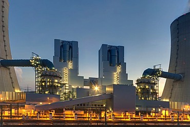 BOA Braunkohlekraftwerk Neurath, lignite-fired power station, Grevenbroich, North Rhine-Westphalia, Germany, Europe