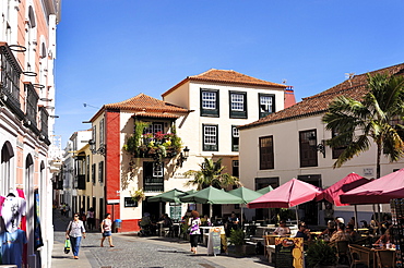 Old town of Santa Cruz de la Palma, Placeta de Borrero, capital of La Palma, Canary Islands, Spain, Europe, PublicGround