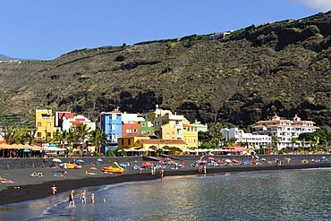 Beach of Puerto de Tazacorte, La Palma, Canary Islands, Spain, Europe, PublicGround