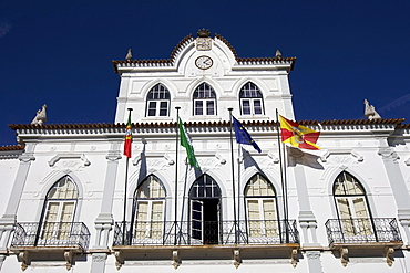 City hall, Evora, UNESCO world heritage, Alentejo, Portugal, Europe