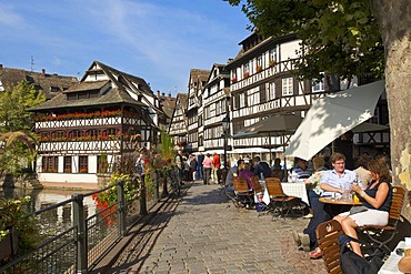 Maison de Tanneurs restaurant, Petite France, Strasbourg, Alsace, France, Europe