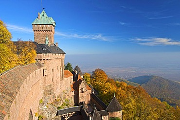 Haut-Koenigsbourg, castle, Alsace, France, Europe