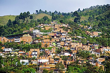 Slums, Comuna 13, Medellin, Colombia, South America, Latin America, America