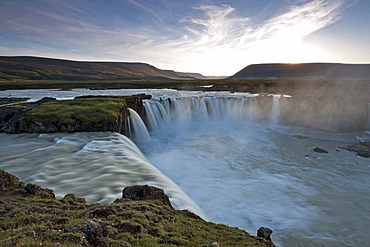 Godafoss waterfall, Skjalfandafljot River, Iceland, Northern Europe, Europe