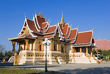 Ho Thammasapha temple, Vientiane, Laos, Indochina, Asia