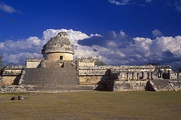 Observatory, Caracol, Mayan ruins of Chichen Itza, Yucatan, Mexico, North America