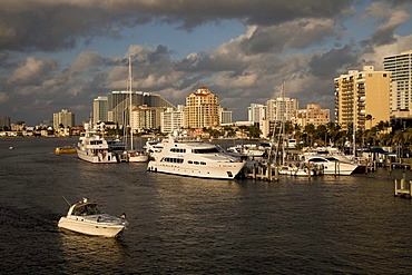 Yachts and canals, Fort Lauderdale, Broward County, Florida, USA