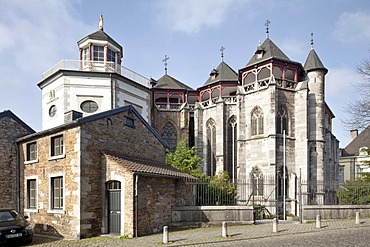 Parish Church of St. Cornelius, Kornelimuenster, Aachen, North Rhine-Westphalia, Germany, Europe, PublicGround