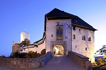 Wartburg castle, a UNESCO World Heritage site, Eisenach, Thuringia, Germany, Europe, PublicGround