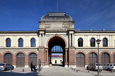 Thuringian Main State Archive, former Marstall, stables of the city and royal palace, Weimar, Thuringia, Germany, Europe, PublicGround