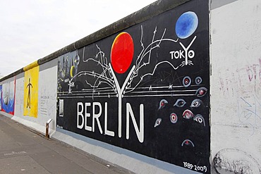 "Berlyn" by Gerhard Lahr, East Side Gallery, Berlin Wall art, Berlin, Germany, Europe