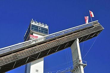 HS137 Large Hill ski jump, Schattenbergschanze ski jumping hill, Erdinger Arena, Oberstdorf, Upper Allgaeu, Bavaria, Germany, Europe, PublicGround