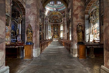 Collegiate church in Poellau, Styria, Austria, Europe