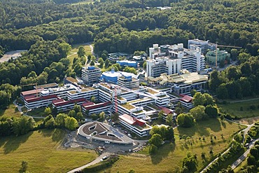 Aerial view, University of Konstanz, Konstanz, district of Konstanz, Baden-Wuerttemberg, Germany, Europe