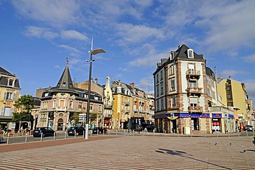 Place de l'Abattoir square, cityscape of Belfort, Franche-Comte, France, Europe, PublicGround