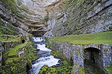 Source de la Loue, river head of the Loue River, Ouhans, departement of Doubs, Franche-Comte, France, Europe, PublicGround