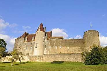 Chateau, castle, Chateauneuf, Dijon, Cote-d'Or, Bourgogne, Burgundy, France, Europe, PublicGround