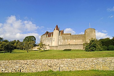 Chateau, castle, Chateauneuf, Dijon, Cote-d'Or, Bourgogne, Burgundy, France, Europe, PublicGround