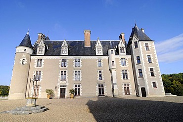 Chateau de Montpoupon castle, museum, Cere-la-Ronde, Loches, Indre-et-Loire, Centre region, France, Europe