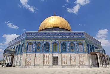 The Dome of the Rock, Temple Mount, east Jerusalem, Israel, Middle East