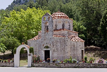 Agios Nikolaos Fountokli, medieval monastery church, Rhodes, Greece, Europe