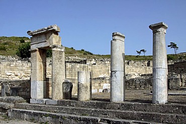 Kamiros or Kameiros, ruins of an ancient Hellenistic town on Rhodes, Greece, Europe