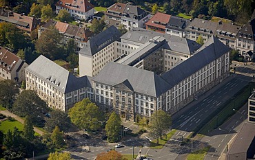 Aerial view, police headquarters, Essen, Ruhr Area, North Rhine-Westphalia, Germany, Europe