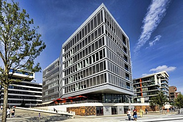 Johannes-Dalmann building on the Kaiserkai quay, in the Hafencity district, Hamburg, Germany, Europe