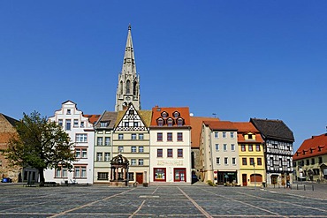 St. Maximi Church in Markt, market square, Merseburg, Saxony-Anhalt, Germany, Europe