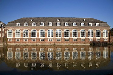 Schloss Nordkirchen moated castle, Versailles of Westphalia, Nordkirchen, district of Coesfeld, Muensterland, North Rhine-Westphalia, Germany, Europe