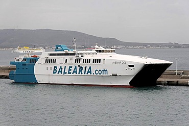 Avemar Dos, built in 1997, high-speed ferry, Algeciras-Ceuta, port of Algeciras, Spain, Europe