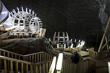 Salina Turda salt mine, Mina Terezia, Turda, Thorenburg, Cluj, Transylvania, Romania, Europe