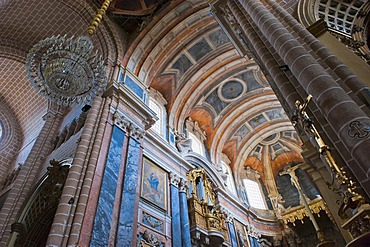 Gothic central nave, Se Cathedral, Santa Maria, Alentejo, Portugal, Europe, Unesco World Heritage Site