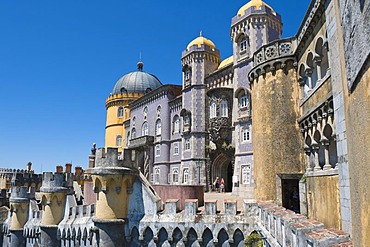 Triton gate, Palacio da Pena, Sintra, Unesco World Heritage Site, Lisbon, Portugal, Europe