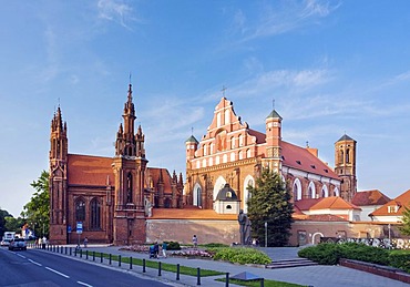 St. Anne's Church and Bernardine Monastery, Vilnius, Lithuania, Europe