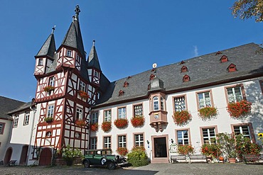 Broemser manor, Ruedesheim, Rheingau, Hesse, Germany, Europe